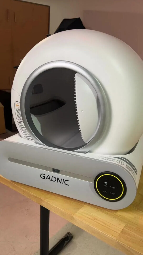 Arenero Autolimpiante para Gatos con Sensores Infrarrojos y Contenedor 9 L